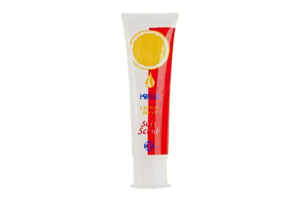 scrub wajah kelly lemon soft scrub